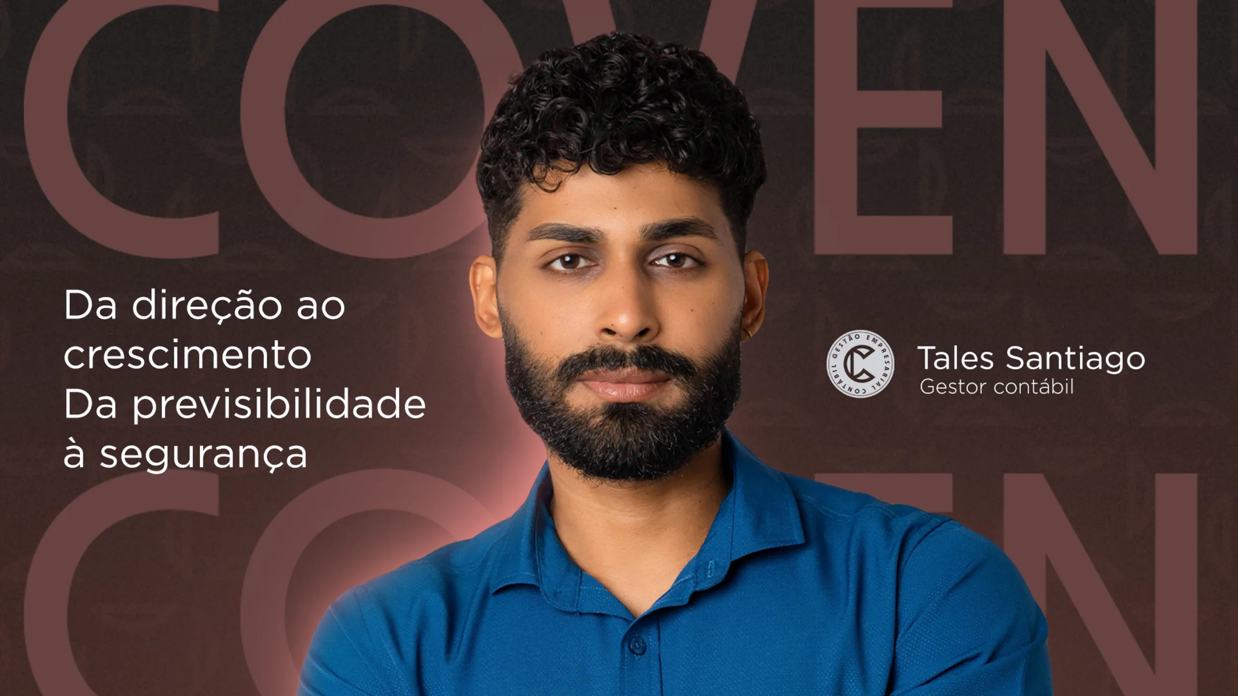 Tales Santiago na capa da COVEN: Da direção ao crescimento, da previsibilidade à segurança