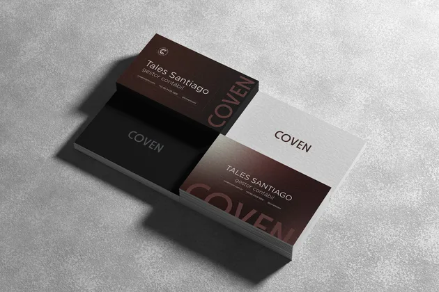 Cartões de visita da COVEN