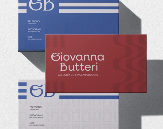 Cartões de visita de Giovanna Butteri