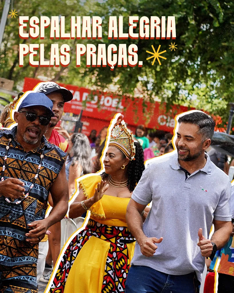 Criativo: Espalhar alegria pelas praças