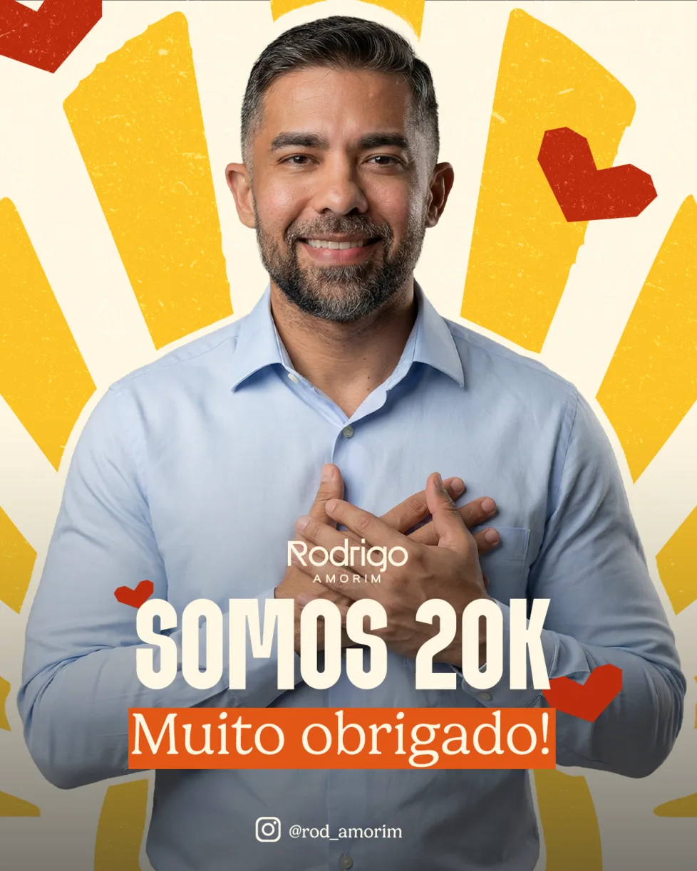 Criativo: Somos 20K, muito obrigado